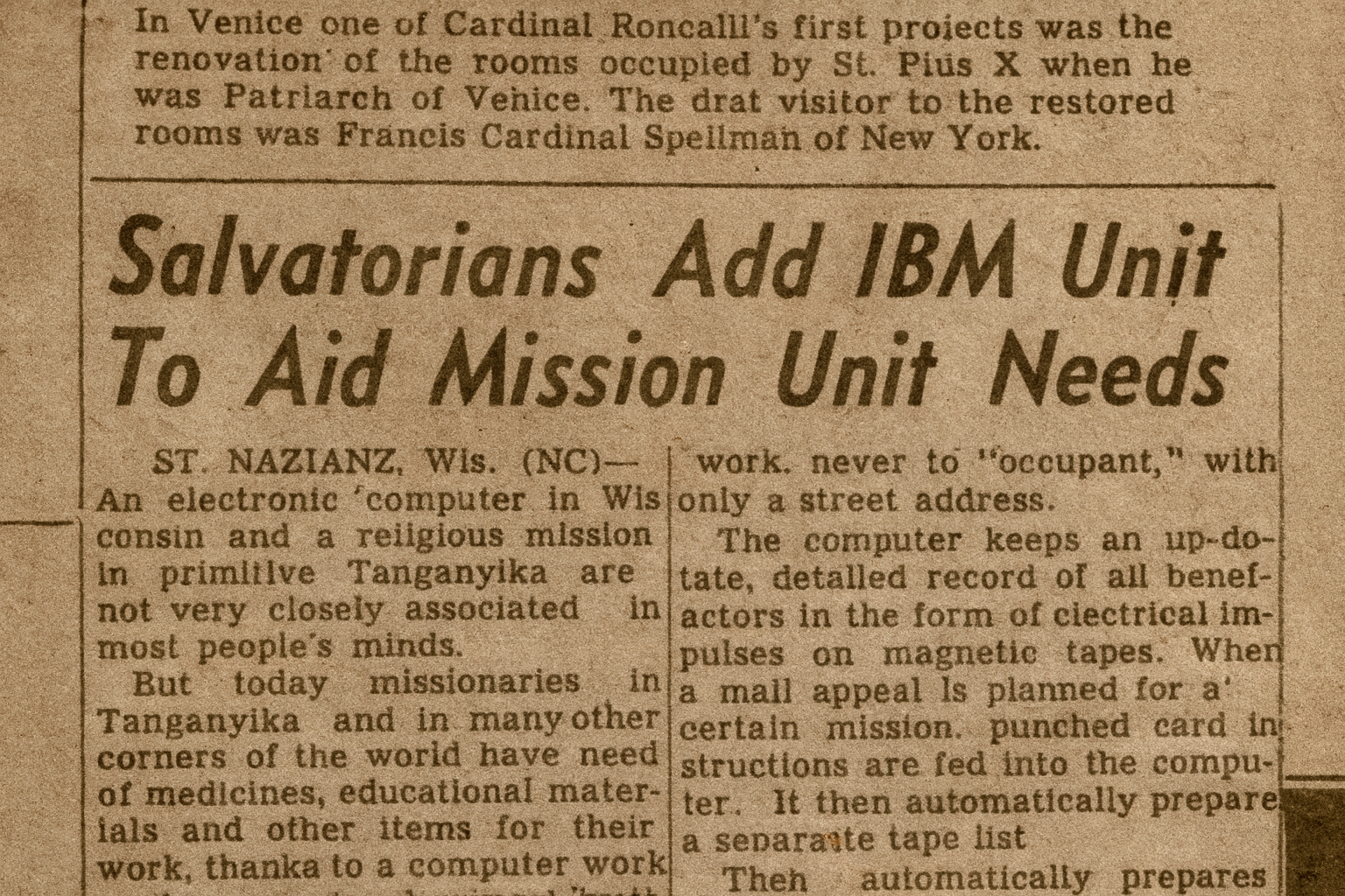 Customer Data Management, 1959 Edition: The Forgotten Beginning of Personalization